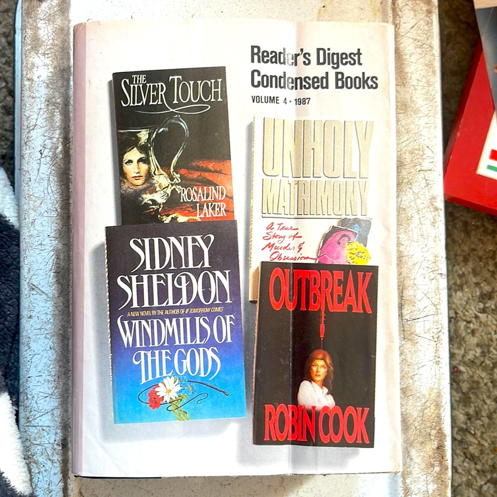 1987 Reader’s Digest Condensed books volume 4 vintage hardcover book